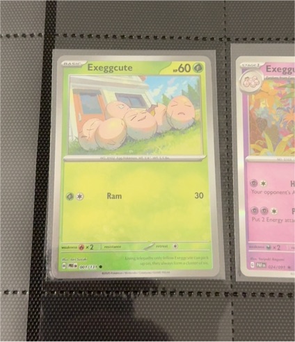 2025 Pokémon Prismatic Evolutions #001 Exeggcute — front