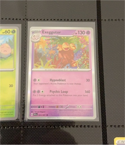2023 Pokémon Paldean Fates #024 Exeggutor — front