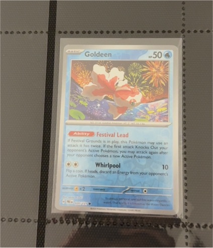 2025 Pokémon Prismatic Evolutions #020 Goldeen — front