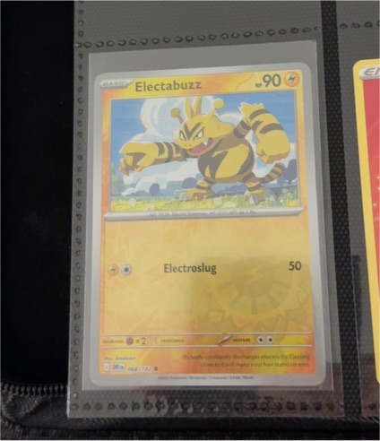 2025 Pokémon #068 Electabuzz — front