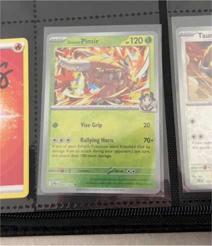 2023 Pokémon TCG Scarlet & Violet #001 Ethan's Pinsir — front