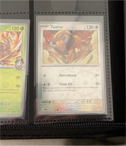 2022 Pokémon Scarlet & Violet #152 Tauros — front