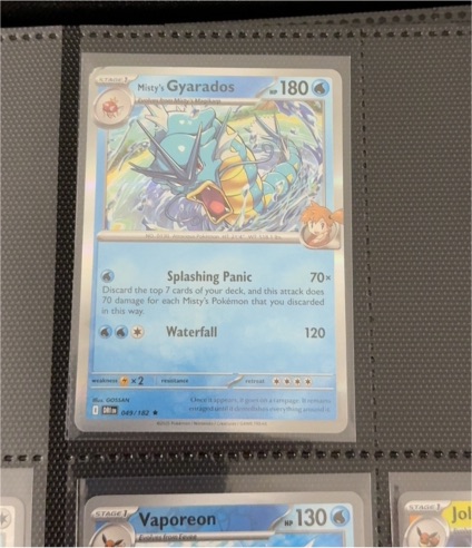 2025 Pokémon TCG SV10: Destined Rivals #049 Misty's Gyarados — front