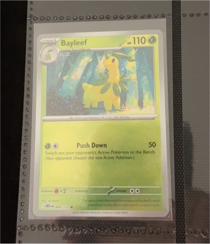 2025 Pokémon Mega Evolution #009 Bayleef — front