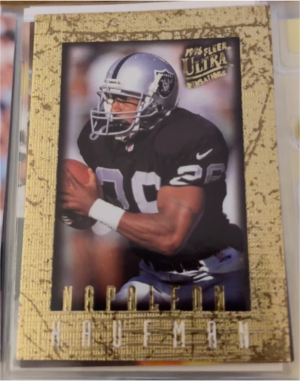 1996 Fleer Ultra Sensations #76 Napoleon Kaufman — front