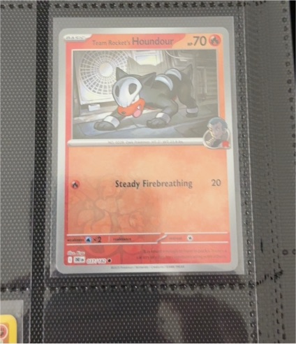 2025 Pokémon Sv10: Destined Rivals #37 Team Rocket's Houndour — front
