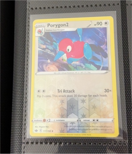 2021 Pokemon Chilling Reign #117 Porygon2 — front