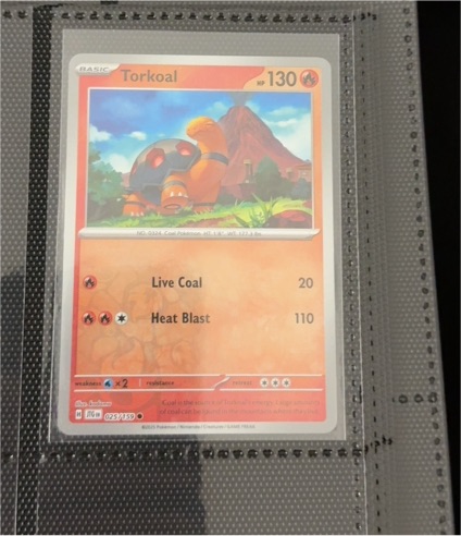 2025 Pokémon SV09 Journey Together #025 Torkoal — front