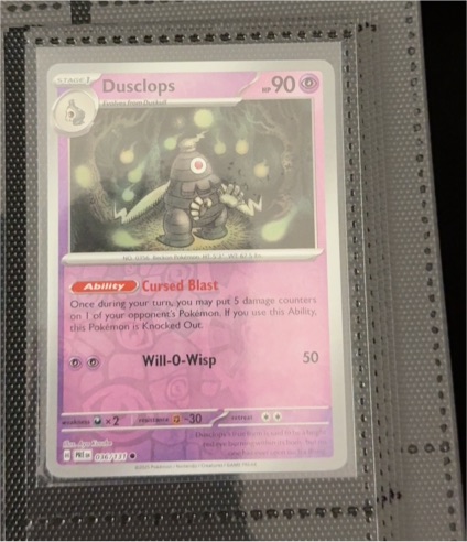 2016 Pokémon Primal Clash #19 Dusclops — front