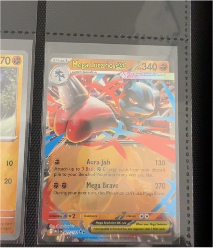 2014 Pokémon TCG Mega Evolutions #77 Mega Lucario EX — front