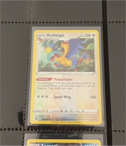 2022 Pokemon Silver Tempest #147 Archeops — front