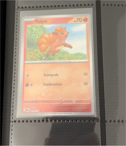 2025 Pokémon Mega Evolution #019 Vulpix — front