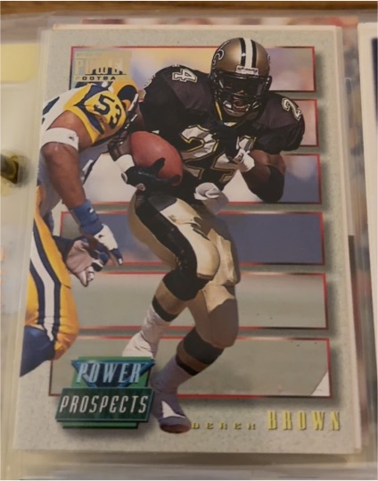 1993 Pro Set Power Update #PP13 Derek Brown — front