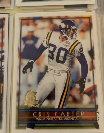 1996 Topps #280 Cris Carter — front