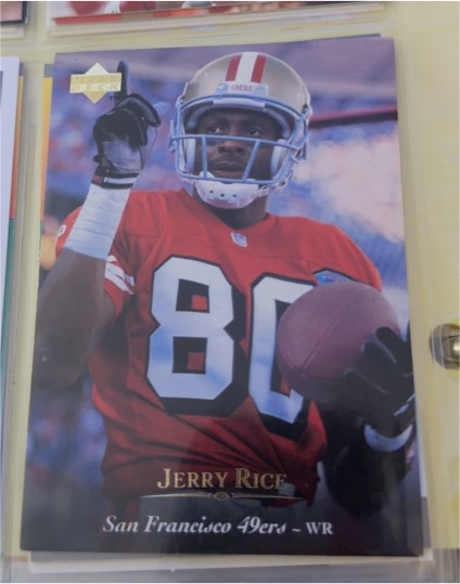 1995 Upper Deck #44 Jerry Rice — front