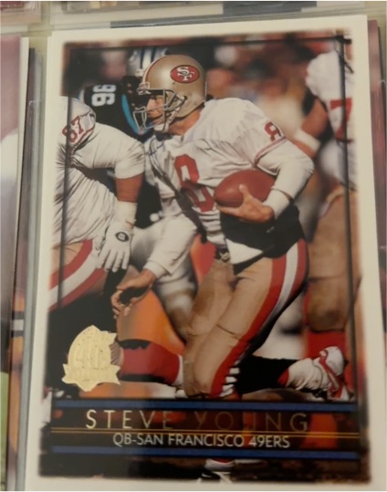 1996 Topps #370 Steve Young — front