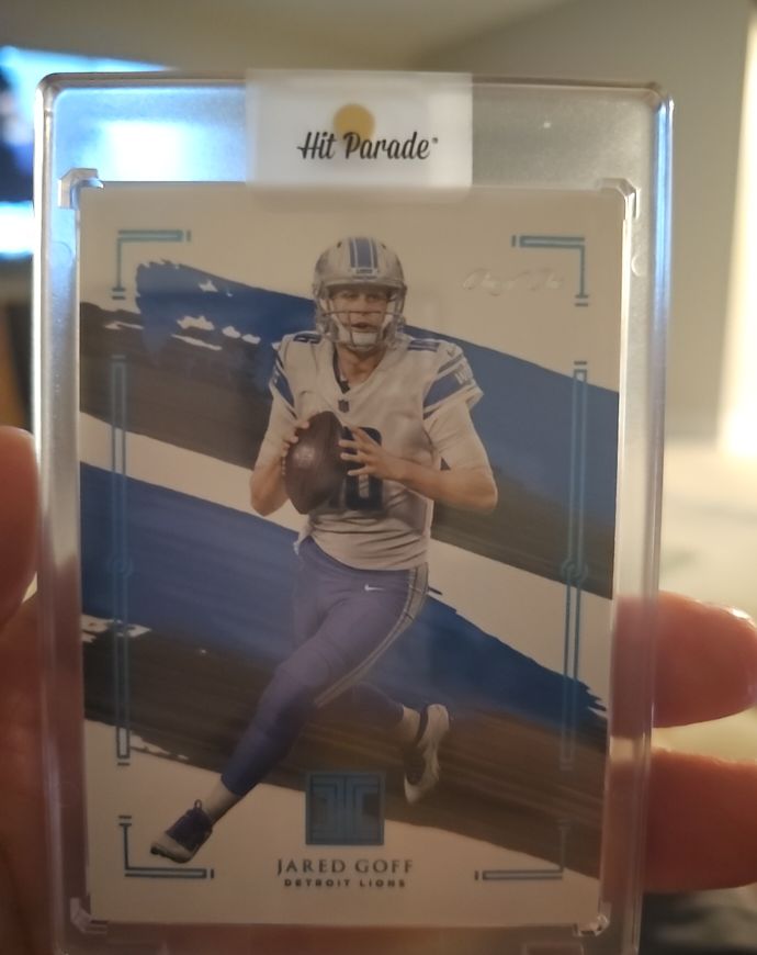 2023 Panini Hit Parade #HG-JG Jared Goff — front