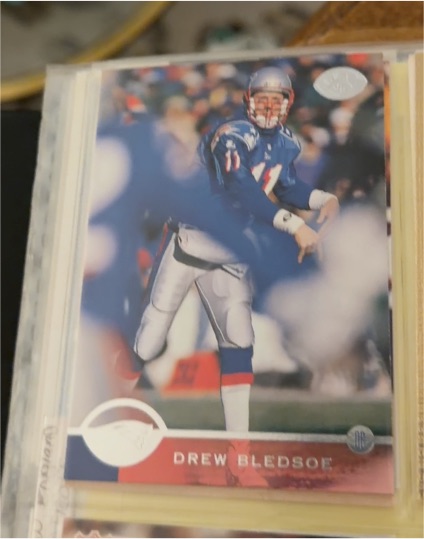 1996 Leaf #5 Drew Bledsoe — front