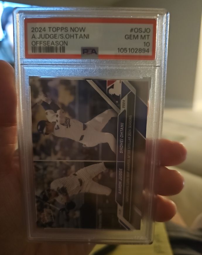 2024 Topps Now #OSJO Aaron Judge & Shohei Ohtani — front