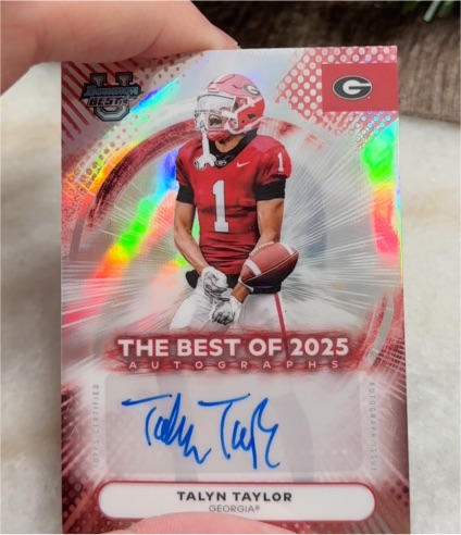 2025 Bowman University Best #BOA-TTA Talyn Taylor — front