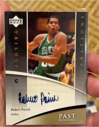 2006-07 Upper Deck Trilogy Generations Past Signatures #PS-RP Robert Parish — front
