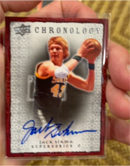 2007-08 Upper Deck Chronology #Jack Sikma — front