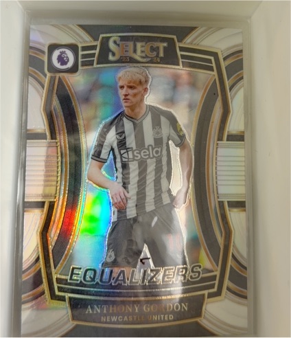 2023-24 Panini Select Premier League #15 Anthony Gordon Equalizers Silver — front