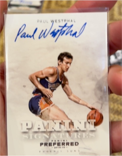 2014 Panini Preferred Signatures Paul Westphal — front