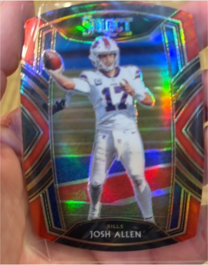 2020 Panini Select Club Level #222 Josh Allen — front