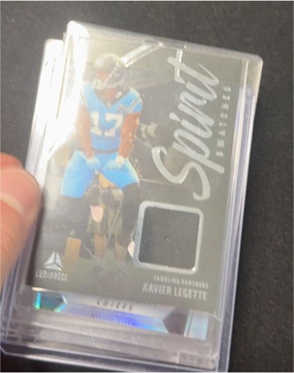 2025 Panini Luminance Spirit Swatches #SSW-XLE Xavier Legette — front