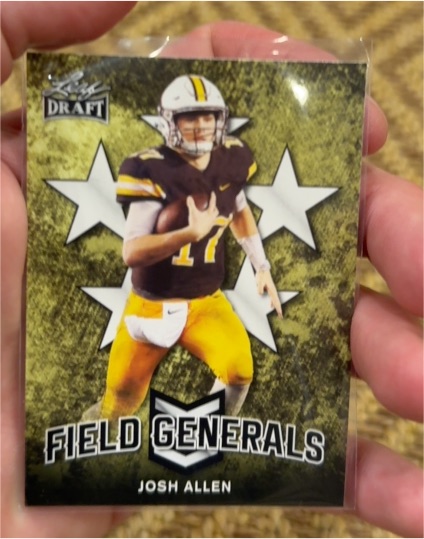 2018 Leaf Draft #FG-03 Josh Allen — front