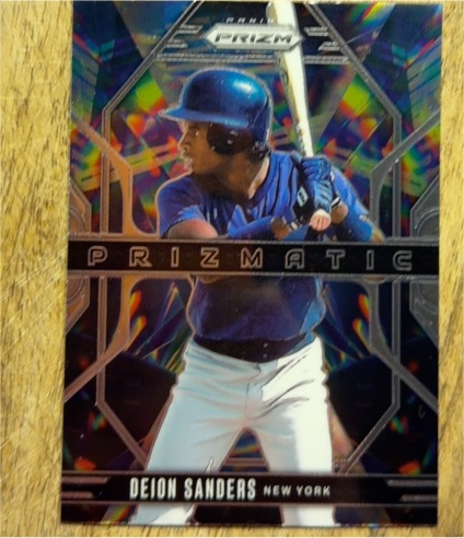 2025 Panini Prizm #15 Deion Sanders Prizmatic — front