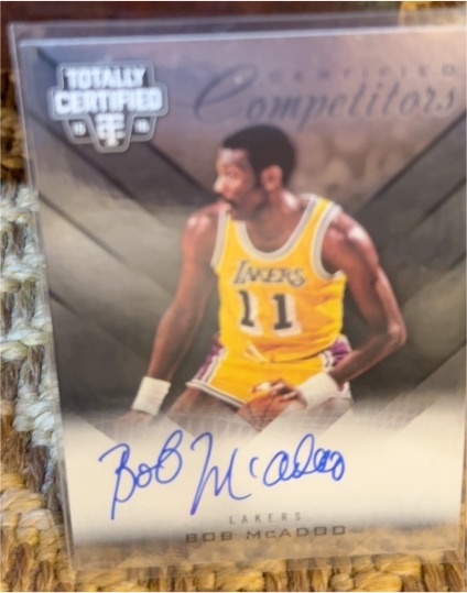 2015 Panini Totally Certified Competitors #Bob McAdoo — front