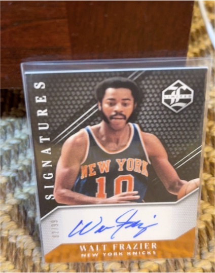 2015-16 Panini Limited Signatures #LS-WF Walt Frazier — front
