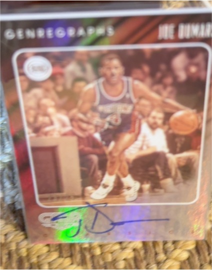 1990 Topps #1 Joe Dumars — front