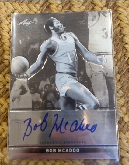 2012-13 Leaf Metal #BA-BM1 Bob McAdoo — front