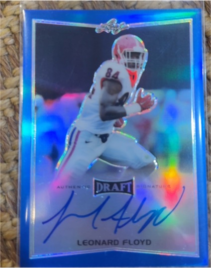 2016 Leaf Metal Draft #BA-LF1 Leonard Floyd — front