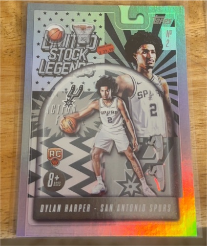 2025-26 Topps Limited Stock Legends #LST-2 Dylan Harper — front