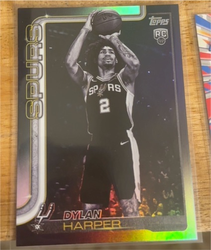 2025-26 Topps Blackout #202 Dylan Harper — front