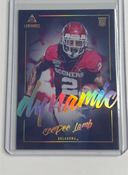 2020 Panini Luminance Dynamic Rookies #DR5 CeeDee Lamb RC Oklahoma Sooners — front