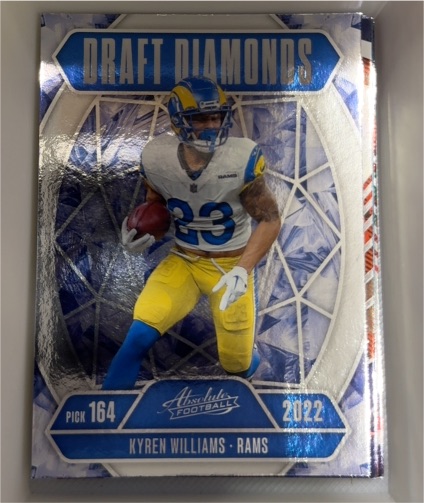 2025 Panini Absolute Draft Diamonds #DD-KWS Kyren Williams — front
