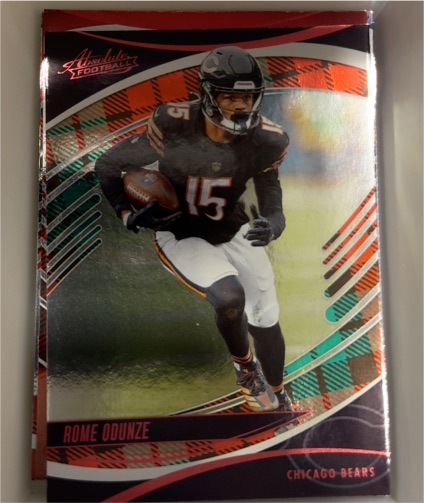 2025 Panini Absolute #72 Rome Odunze — front