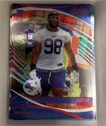 2025 Panini Absolute Football #180 T.J. Sanders — front