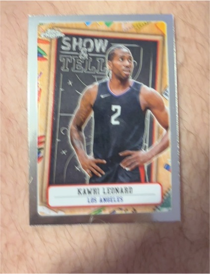 2024-25 Topps Chrome #ST-4 Kawhi Leonard Show and Tell — front