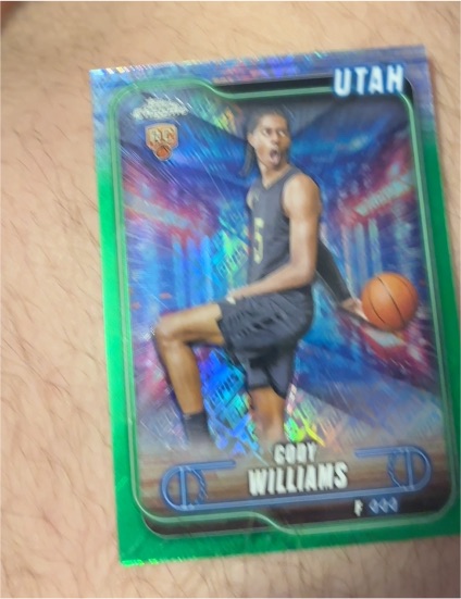 2024-25 Topps Chrome #160 Cody Williams — front