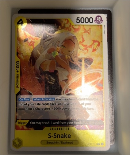 One Piece TCG OP13-114 S-Snake — front