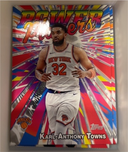 2025-26 Topps Power Players #PP-4 Karl-Anthony Towns — front