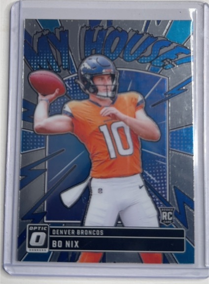 2024 Donruss Optic #10 Bo Nix My House! — front