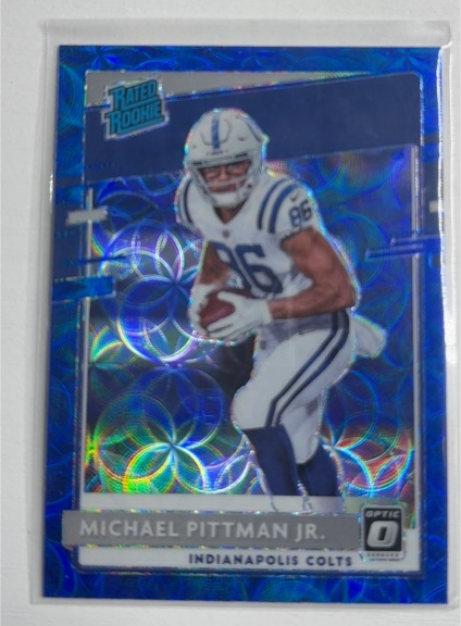 2020 Donruss Optic #172 Michael Pittman Jr. — front