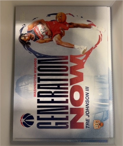 2025-26 Topps Generation Now #GN-6 Tre Johnson III — front